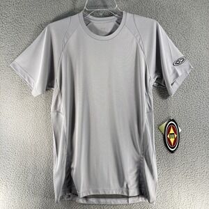 Easton Shirt BOYS XL Gray Short Sleeve Athletic Healthtech Bamboo‎ Blend New